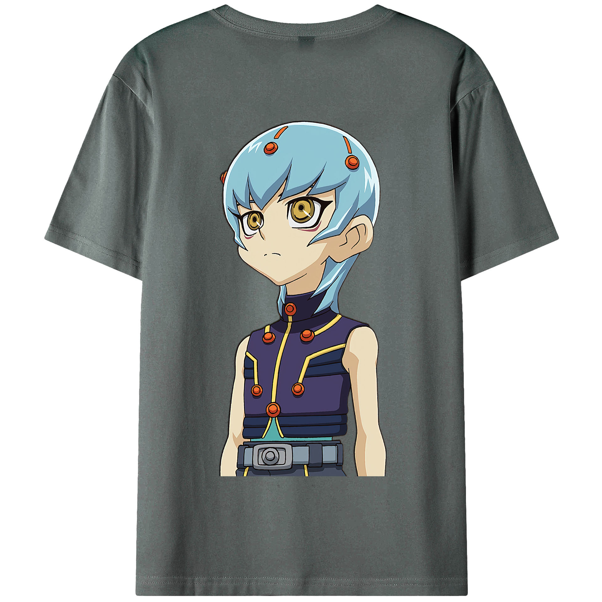 （画像用） 遊☆戯☆王 Yu-Gi-Oh! 綿100％半袖Tシャツ（背面プリント）